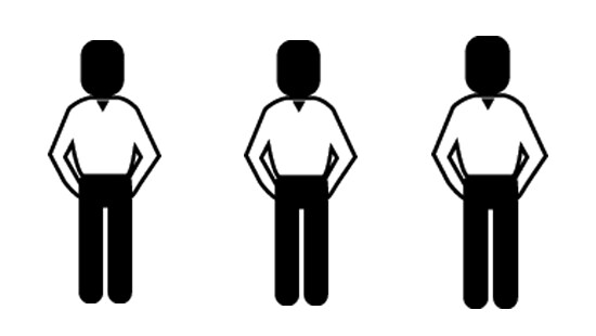 three customers