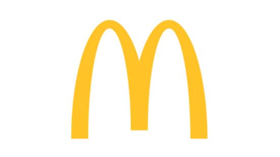 McDonald's restaurant logo.