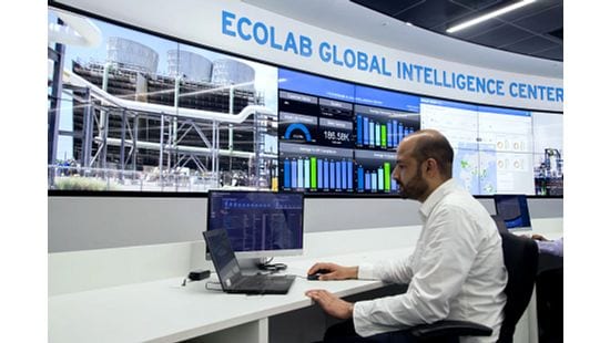 A picture of the Ecolab Global Intelligence Center (EGIC) in Pune, India